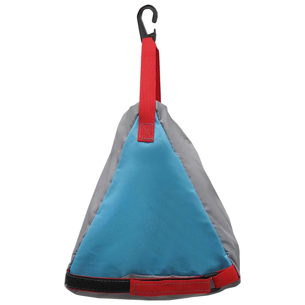 vidaXL Σακούλα Αποθήκευσης 4 pcs Γκρι και Μπλε 24 x 16 x 24 εκ oxford