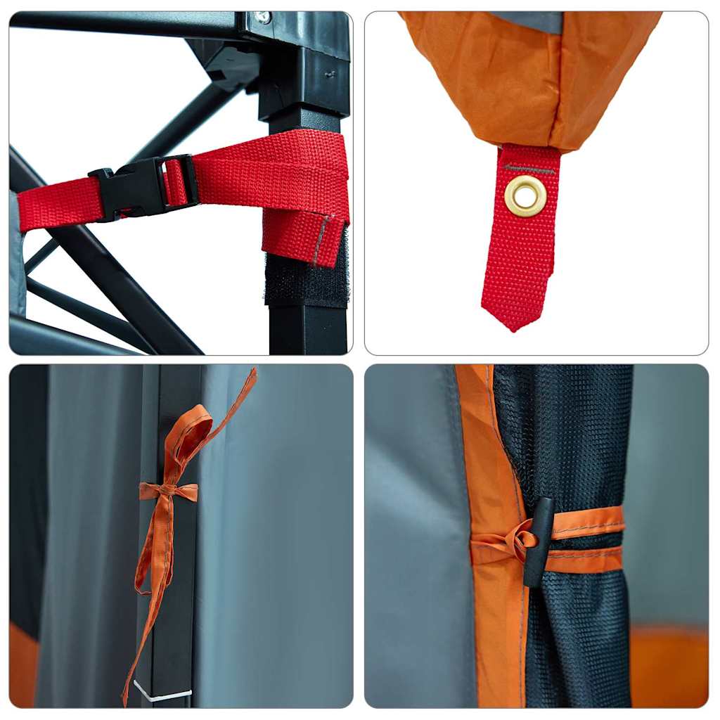 vidaXL Μεσαία Εσωτερική Σκηνή Γκρι 290 x 288 εκ.