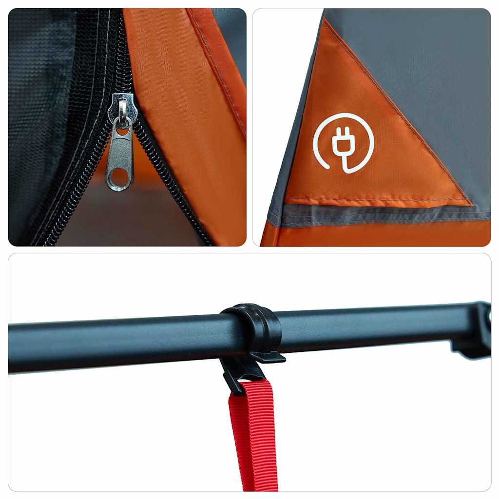 vidaXL Μεσαία Εσωτερική Σκηνή Γκρι 290 x 288 εκ.