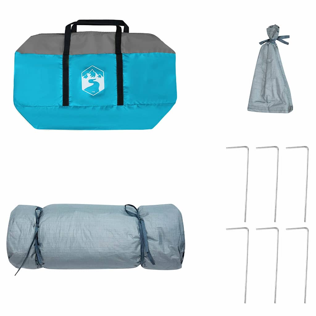 vidaXL Σκηνή με στέγη Άλλο με αέρα αέρα Μπλε και Μαύρο 291 x 291 εκ