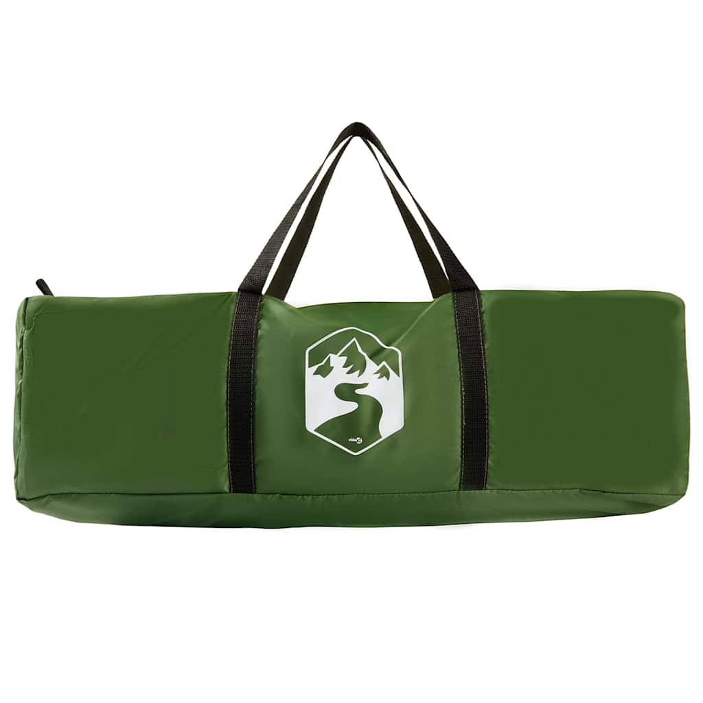 vidaXL Οικογενειακή Εσωτερική Σκηνή Πράσινο 520 x 520 x 190 εκ