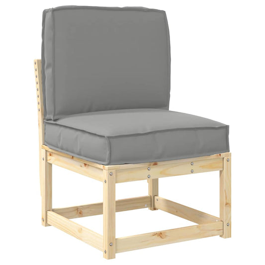 vidaXL Σετ Μαξιλαριών Πάγου 2 pcs Γκρι 50 x 50 x 12 cm Ύφασμα Oxford