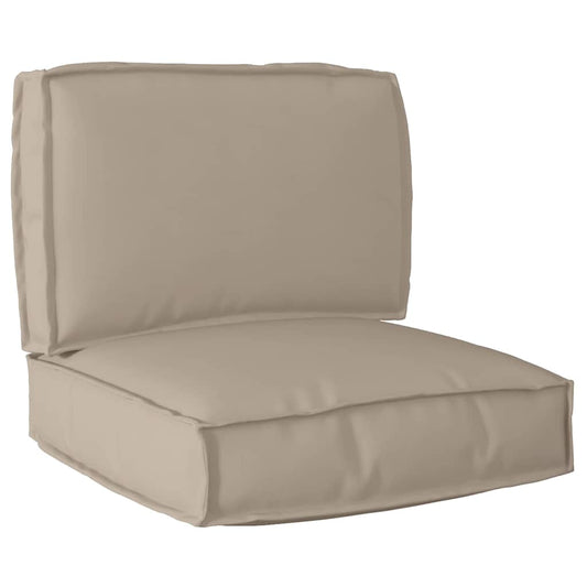 vidaXL Σετ Μαξιλαριών Πάγου 2 pcs Taupe Ύφασμα Όξφορντ
