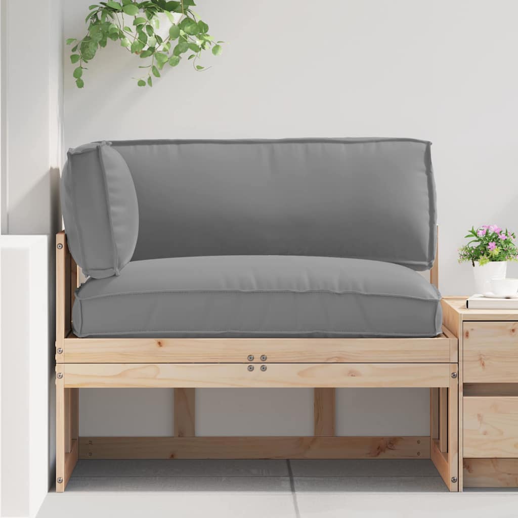 vidaXL Σετ Μαξιλαριών Πάγου 3 pcs Γκρι Ύφασμα Oxford