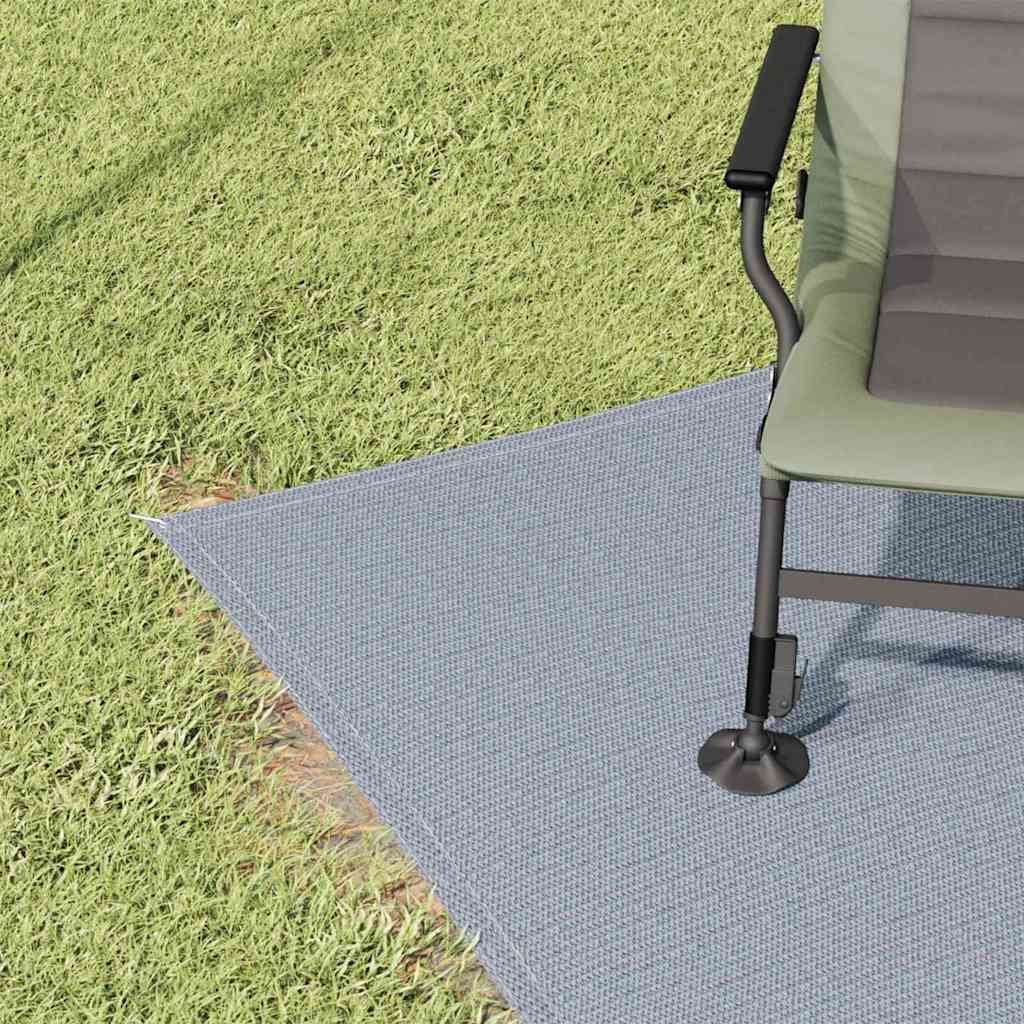 vidaXL Χαλκάκι Σκηνής Μπλε και Γκρι 350 x 250 εκ Πολυαιθυλένιο