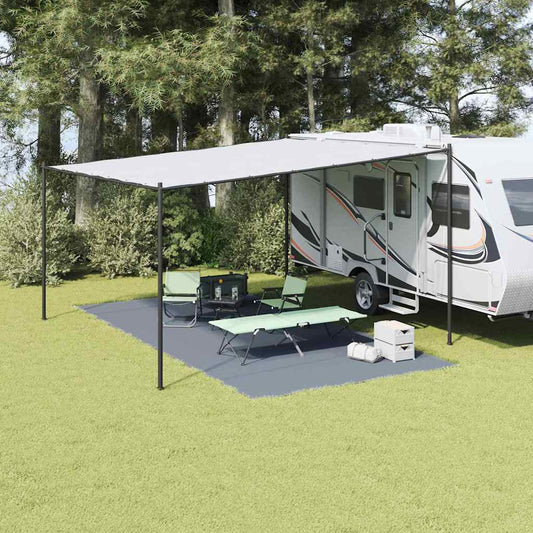 vidaXL Χαλκάκι Σκηνής Μπλε και Γκρι 600 x 300 εκ Πολυαιθυλένιο