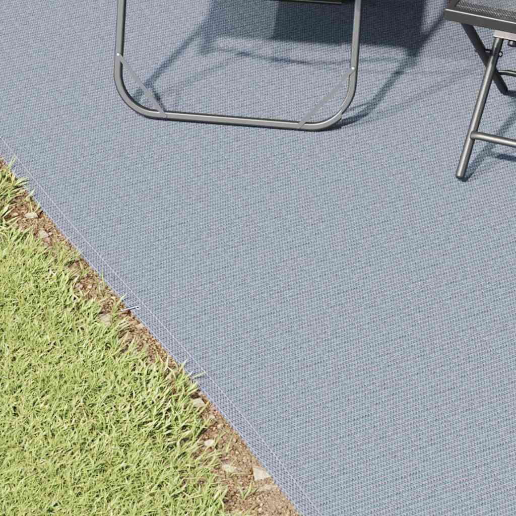 vidaXL Χαλκάκι Σκηνής Μπλε και Γκρι 600 x 300 εκ Πολυαιθυλένιο