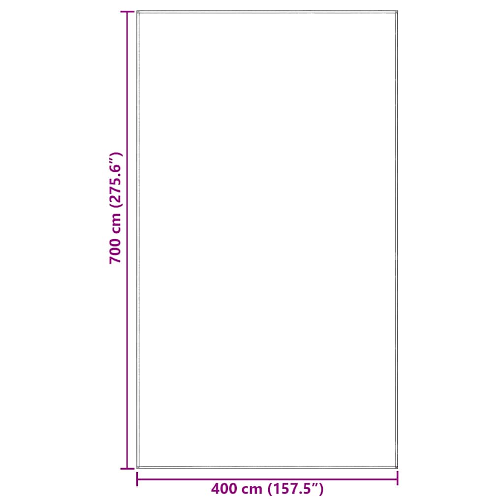 vidaXL Χαλκάκι Σκηνής Μπλε και Γκρι 700 x 400 εκ. Πολυαιθυλένιο