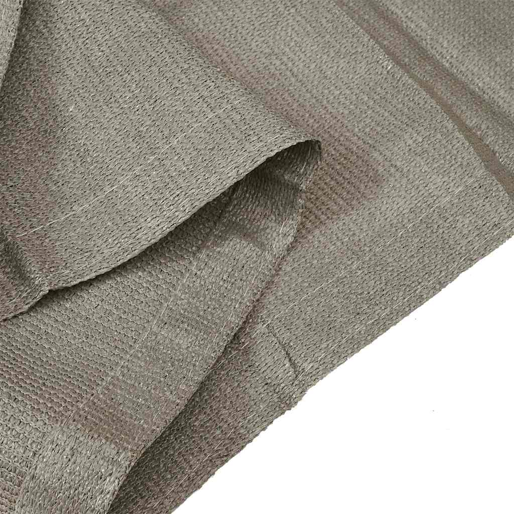 vidaXL Χαλκάκι Σκηνής Ανοιχτό γκρι 400 x 200 cm Πολυαιθυλένιο