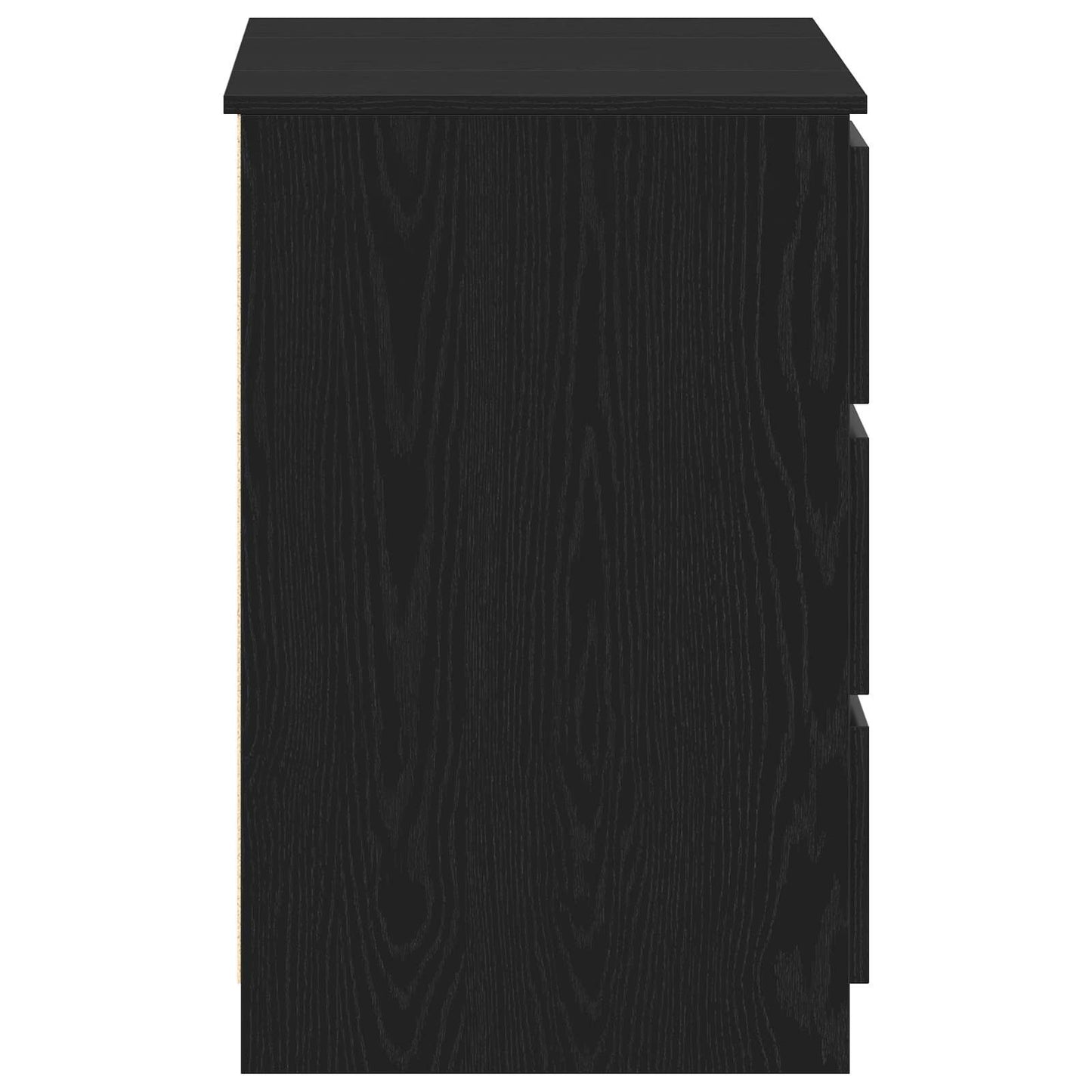 vidaXL Γραφείο Μαύρη δρυς 140 x 50 x 76 εκ. Επεξεργασμένο ξύλο