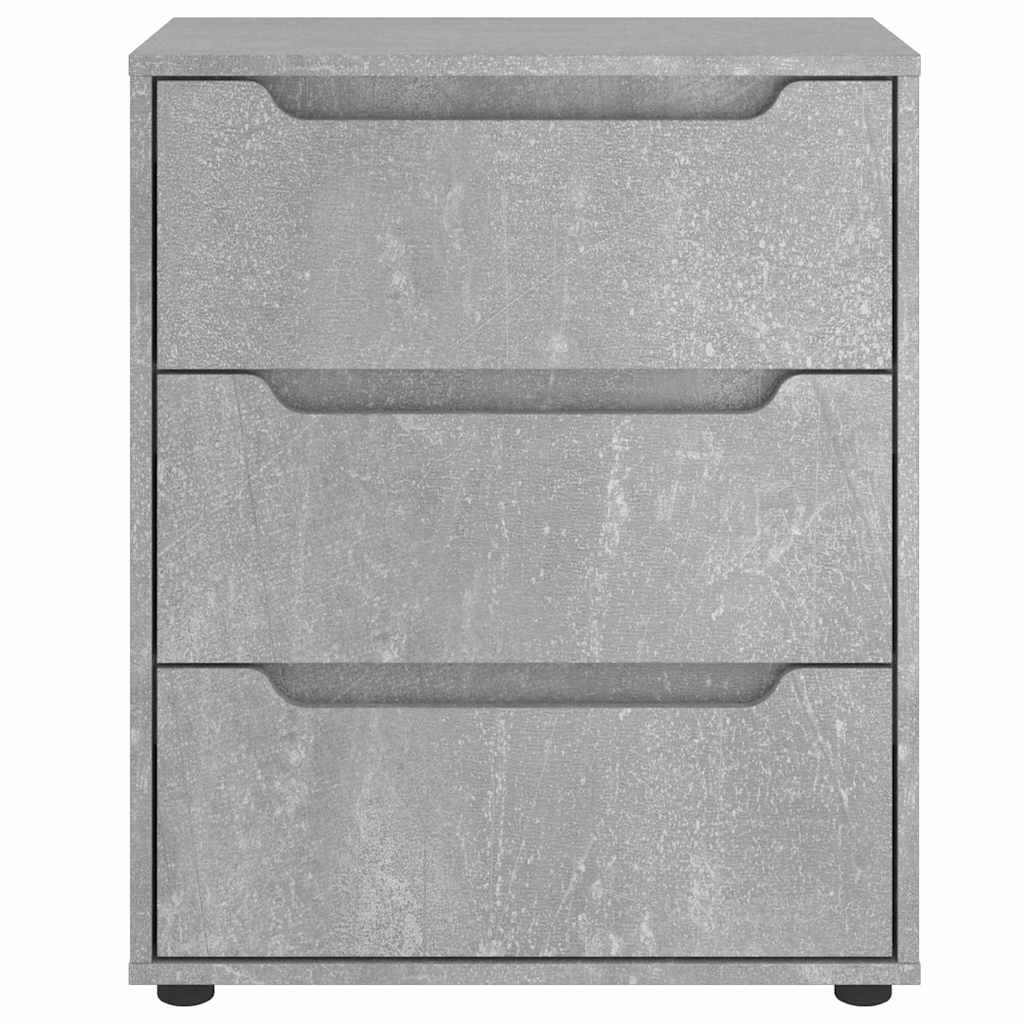 vidaXL Μπουφές VISNES Μπετόν Γκρι 60x40x73 cm Επεξεργασμένο ξύλο