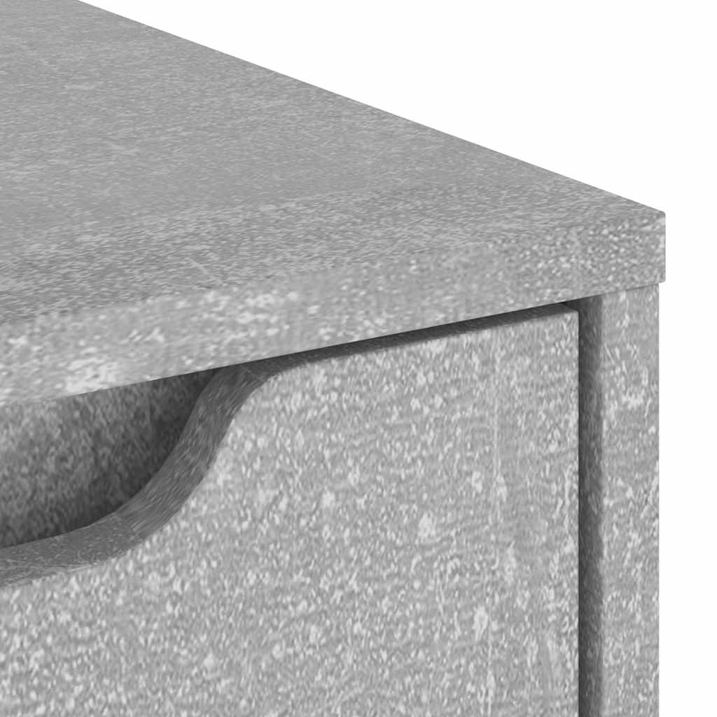 vidaXL Μπουφές VISNES Μπετόν Γκρι 60x40x73 cm Επεξεργασμένο ξύλο