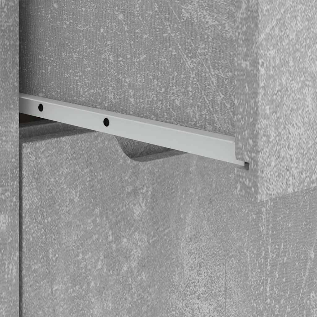 vidaXL Μπουφές VISNES Μπετόν Γκρι 60x40x73 cm Επεξεργασμένο ξύλο