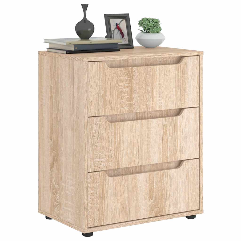 vidaXL Sideboard VISNES Δρυς Sonoma 60x40x73 cm Ξύλο μηχανής