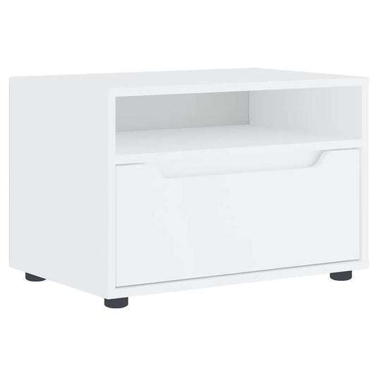 vidaXL Έπιπλο Τηλεόρασης VISNES Λευκό 60x40x38 εκ. από Τεχνητό Ξύλο