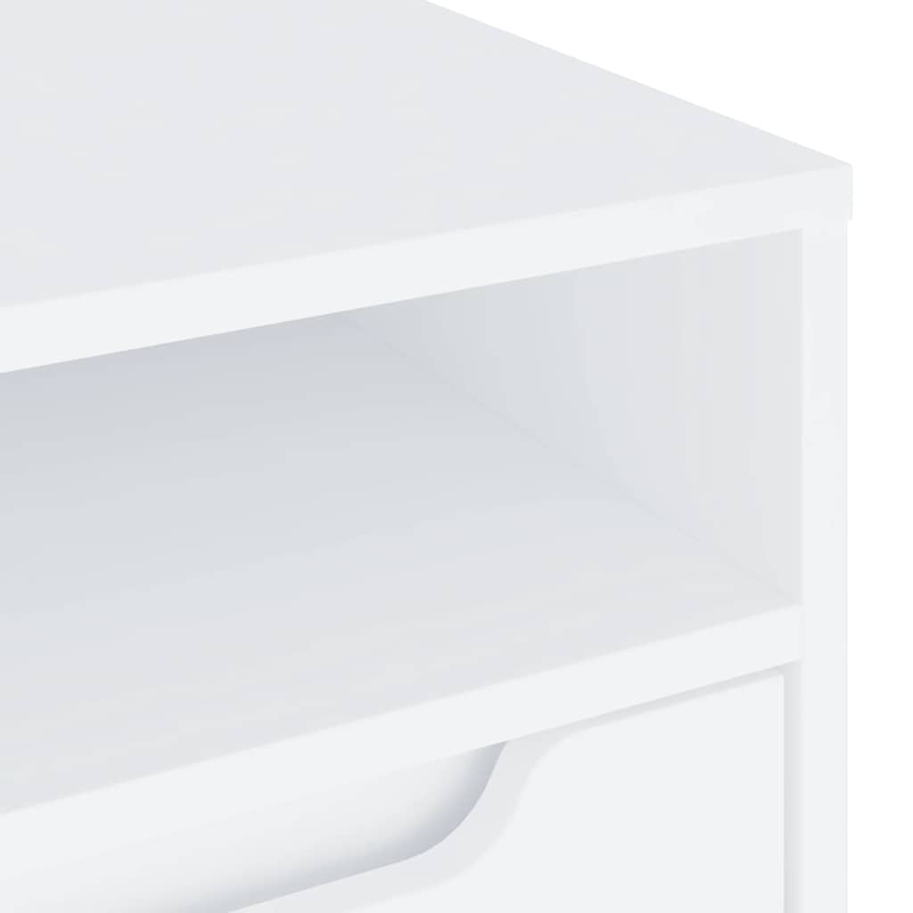 vidaXL Έπιπλο Τηλεόρασης VISNES Λευκό 60x40x38 εκ. από Τεχνητό Ξύλο
