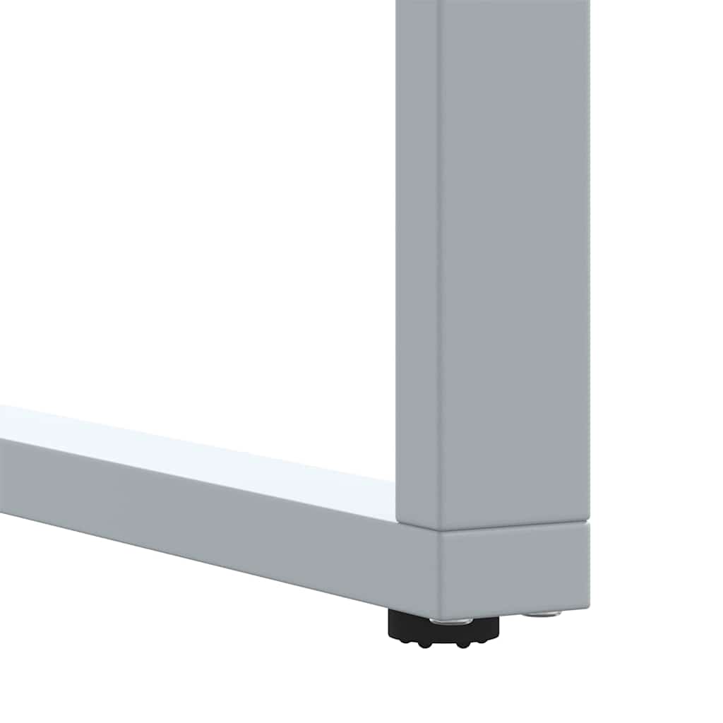 vidaXL Τραπέζι Κήπου Γκρι 200 x 90 x 75 cm Στερεό Ξύλο Ακακίας