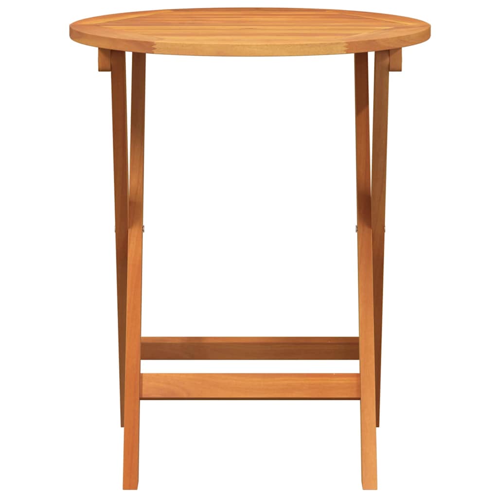 vidaXL Τραπέζι Κήπου Φυσικό 60 x 60 x 72 cm Στερεό Ξύλο Ακακίας