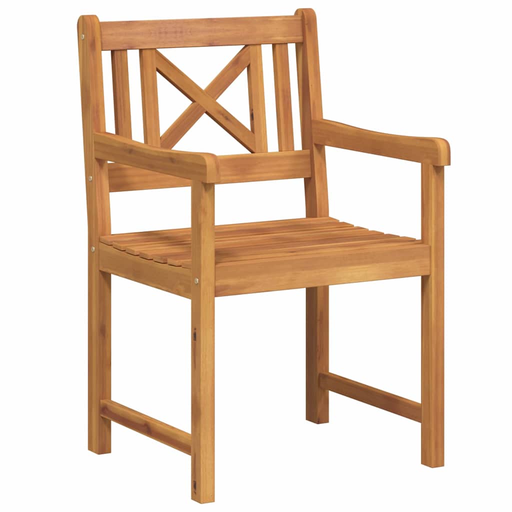 vidaXL Εξωτερικός πάγκος 2 pcs Φυσικό 56 x 55,5 x 90 εκ.