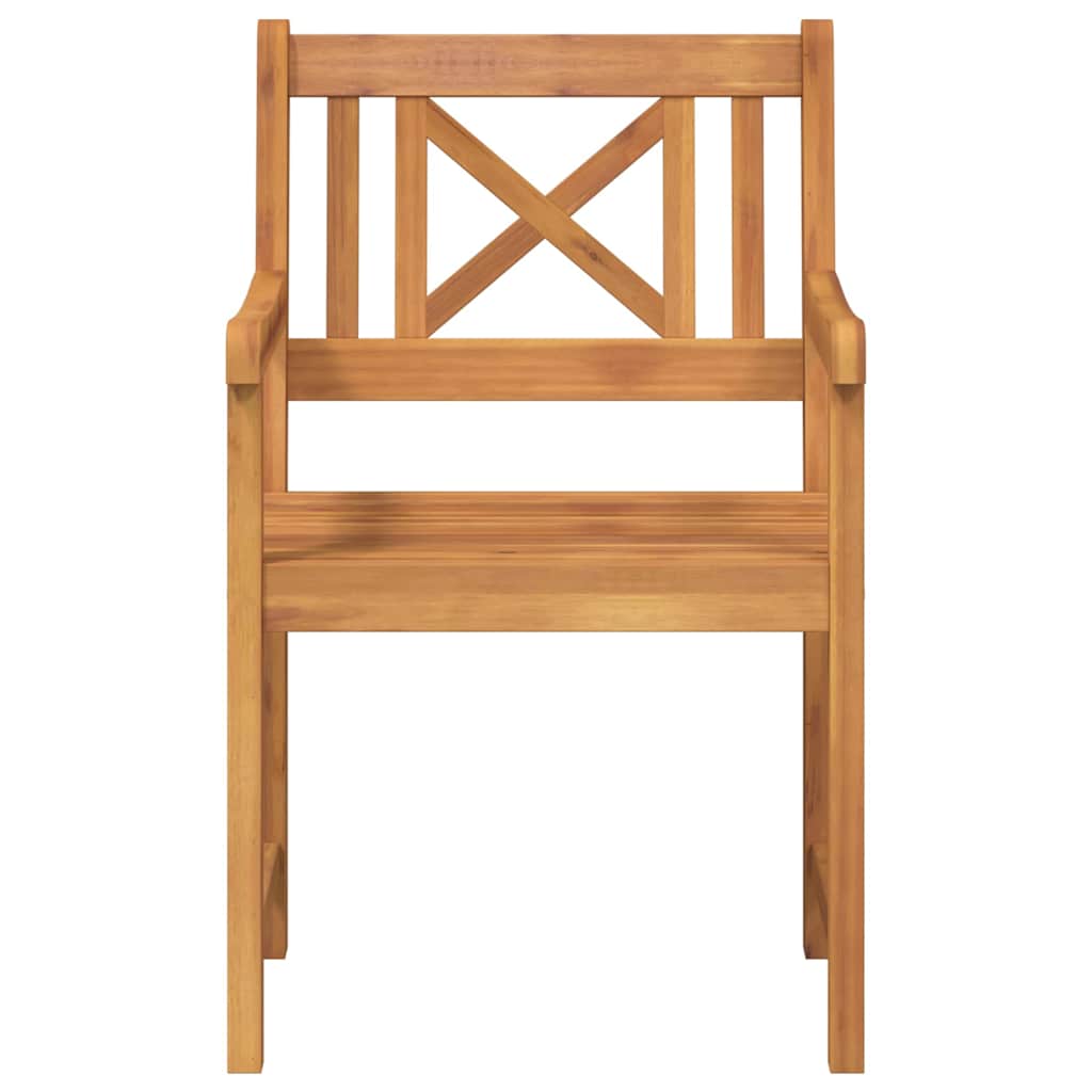 vidaXL Εξωτερικός πάγκος 2 pcs Φυσικό 56 x 55,5 x 90 εκ.