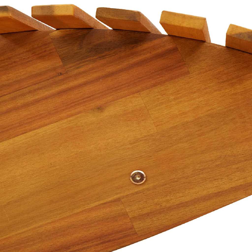 vidaXL Ξαπλώστρα 2 pcs Καφέ 154 x 60 x 74 εκ Στερεό Ξύλο Ακακίας