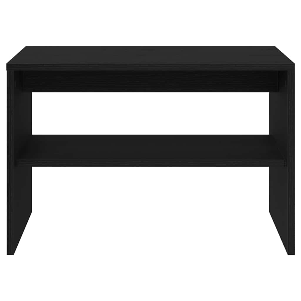 ντουλάπι τηλεόρασης vidaXL Μαύρη βελανιδιά Κατασκευασμένο ξύλο