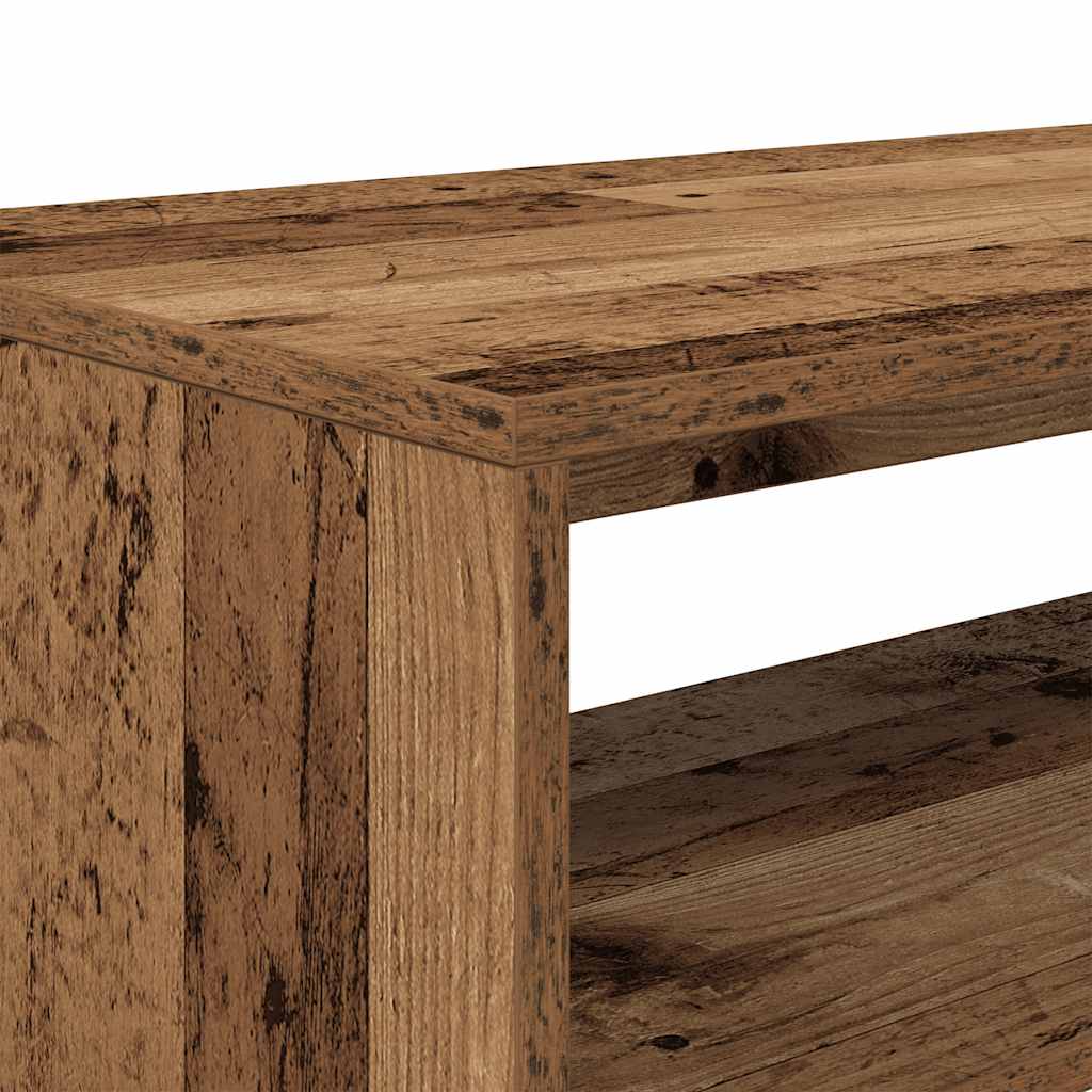 vidaXL Έπιπλο Τηλεόρασης Παλιό Ξύλο 80 x 40 x 40 εκ. από Μοριοσανίδα