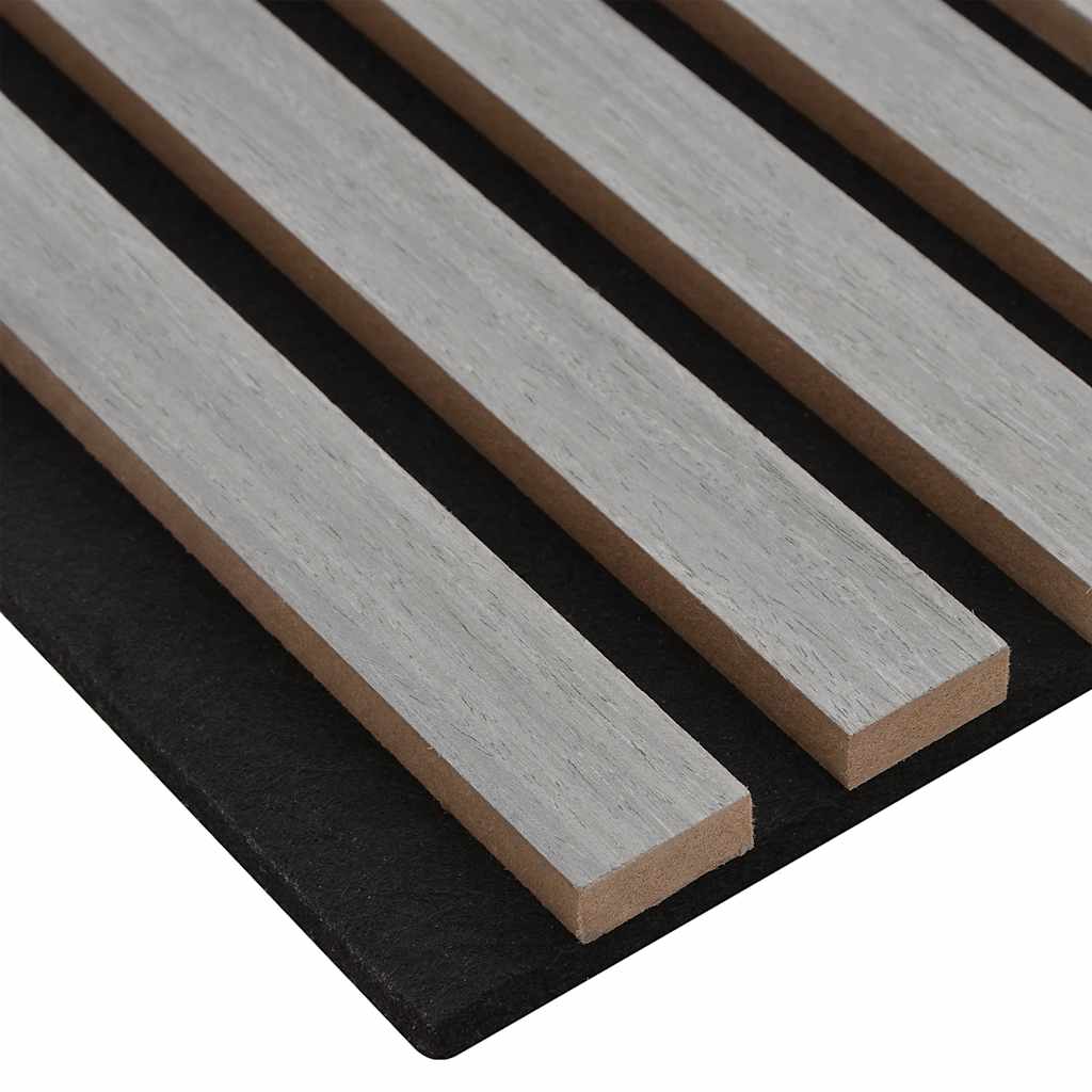 vidaXL Ακουστικά πάνελ τοίχου 8 τεμάχια με σχισμές 60,5x60 cm