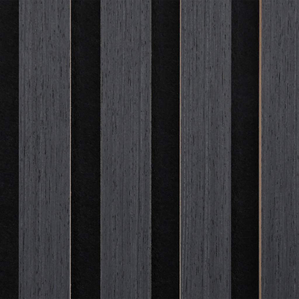 vidaXL Ακουστικά πάνελ τοίχου 8 τεμάχια με σχισμές καπλαμά δρυός