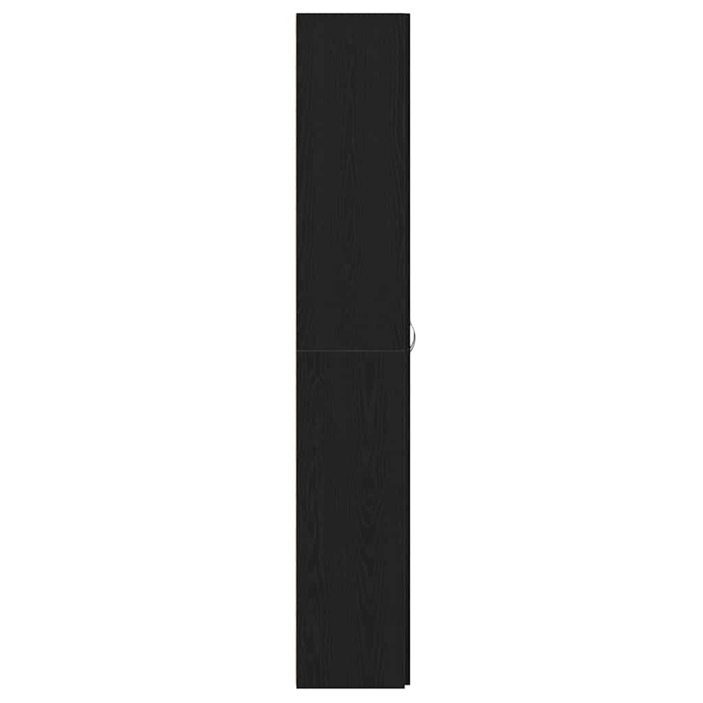 vidaXL Γραφείο Ντουλάπι Μαύρη Οξυά 60 x 32 x 190 cm Επεξεργασμένο ξύλο