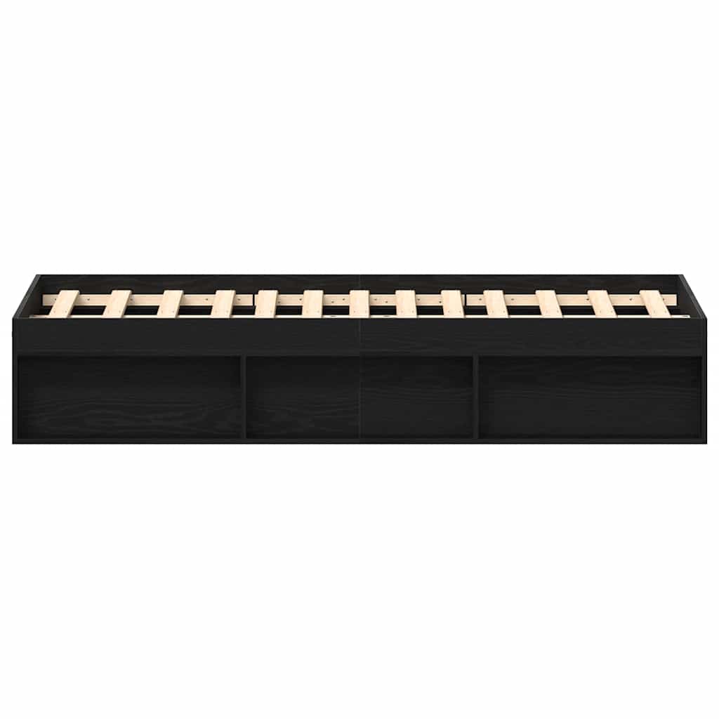vidaXL Πλαίσιο κρεβατιού χωρίς στρώμα 135x190 εκ. Επεξεργασμένο Ξύλο