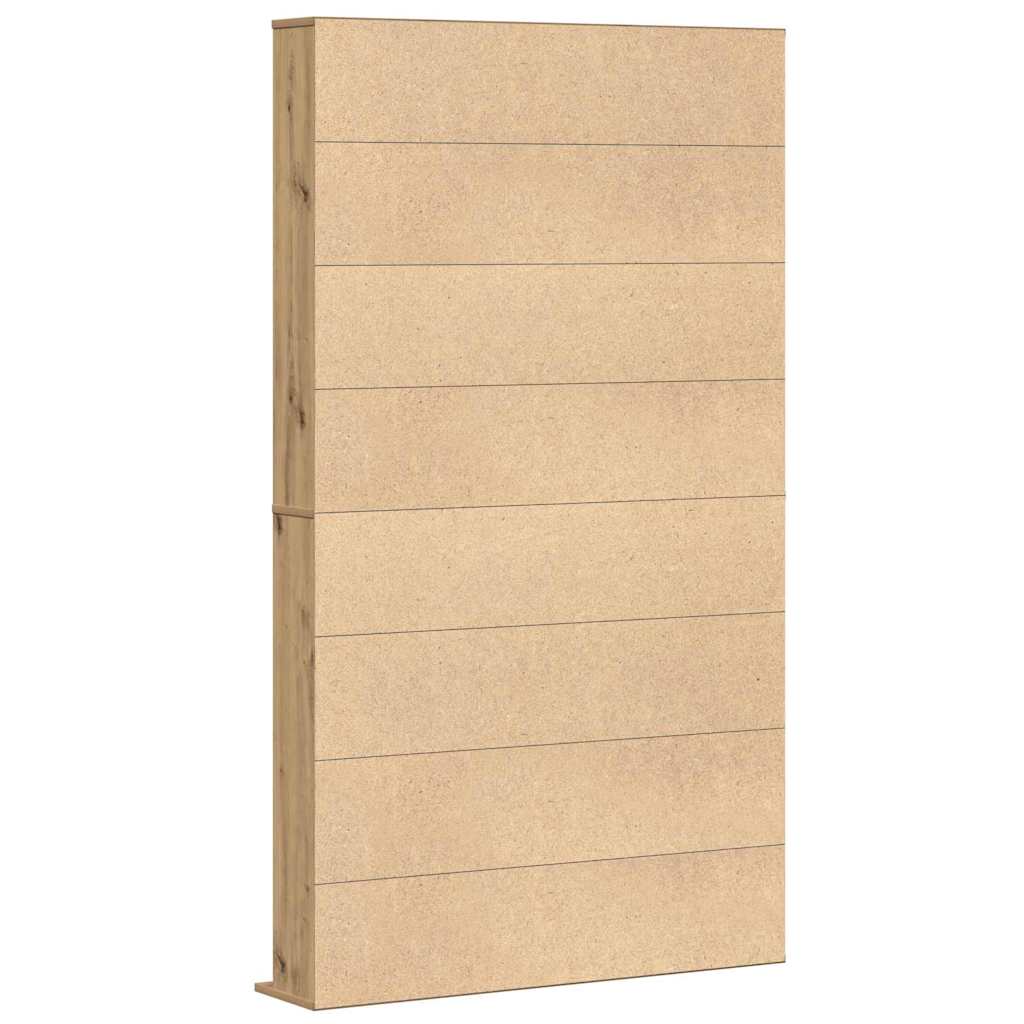 vidaXL Ντουλάπι CD artisan δρυς 101 x 23 x 177.5 εκ Επεξεργασμένο ξύλο