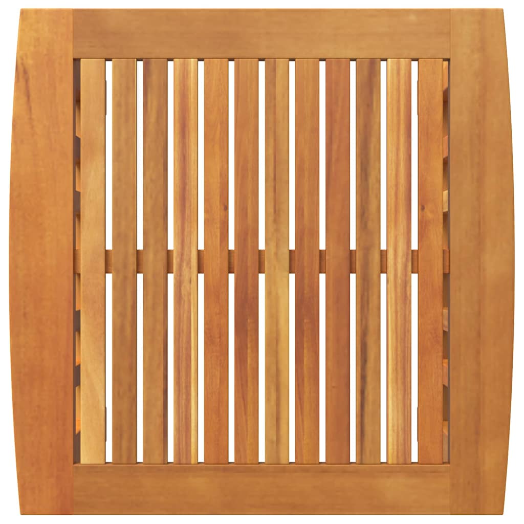 vidaXL Τραπεζάκι Πλευράς Φυσικό Λάδι Στερεό Ξύλο Ακακίας