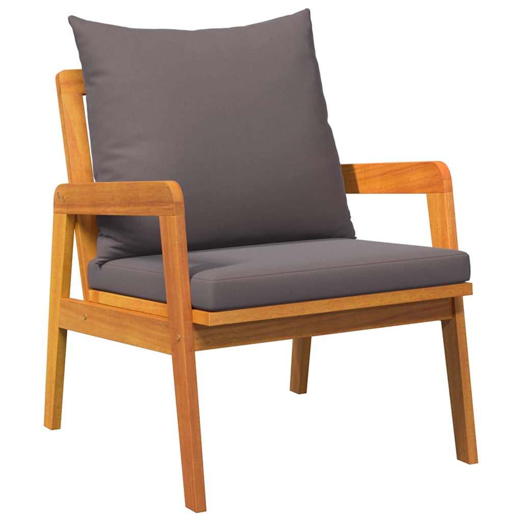 vidaXL Σετ μπιστρό Καφέ 45 x 45 x 38 εκ. Μασίφ ξύλο ακακίας