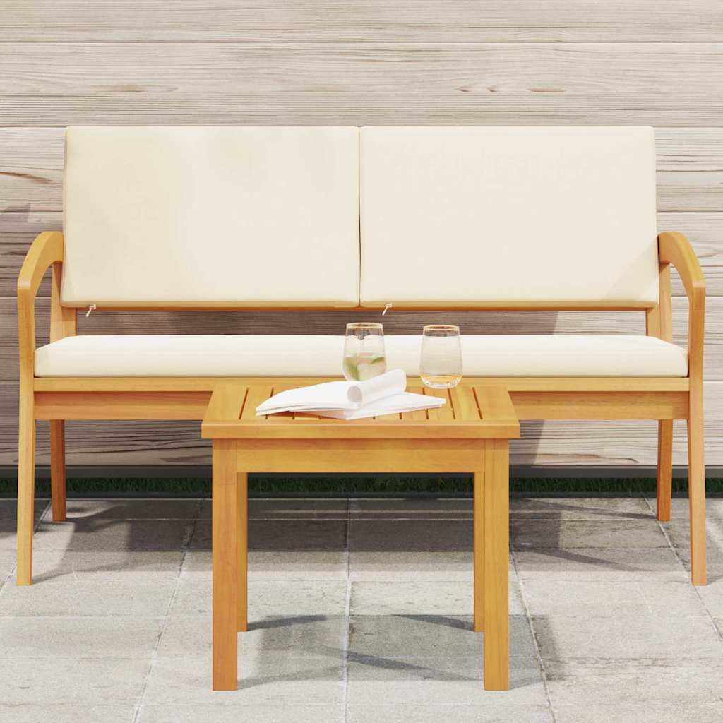 vidaXL Τραπέζι πλευράς 45x45x38 εκ. Μασίφ ξύλο ακακίας