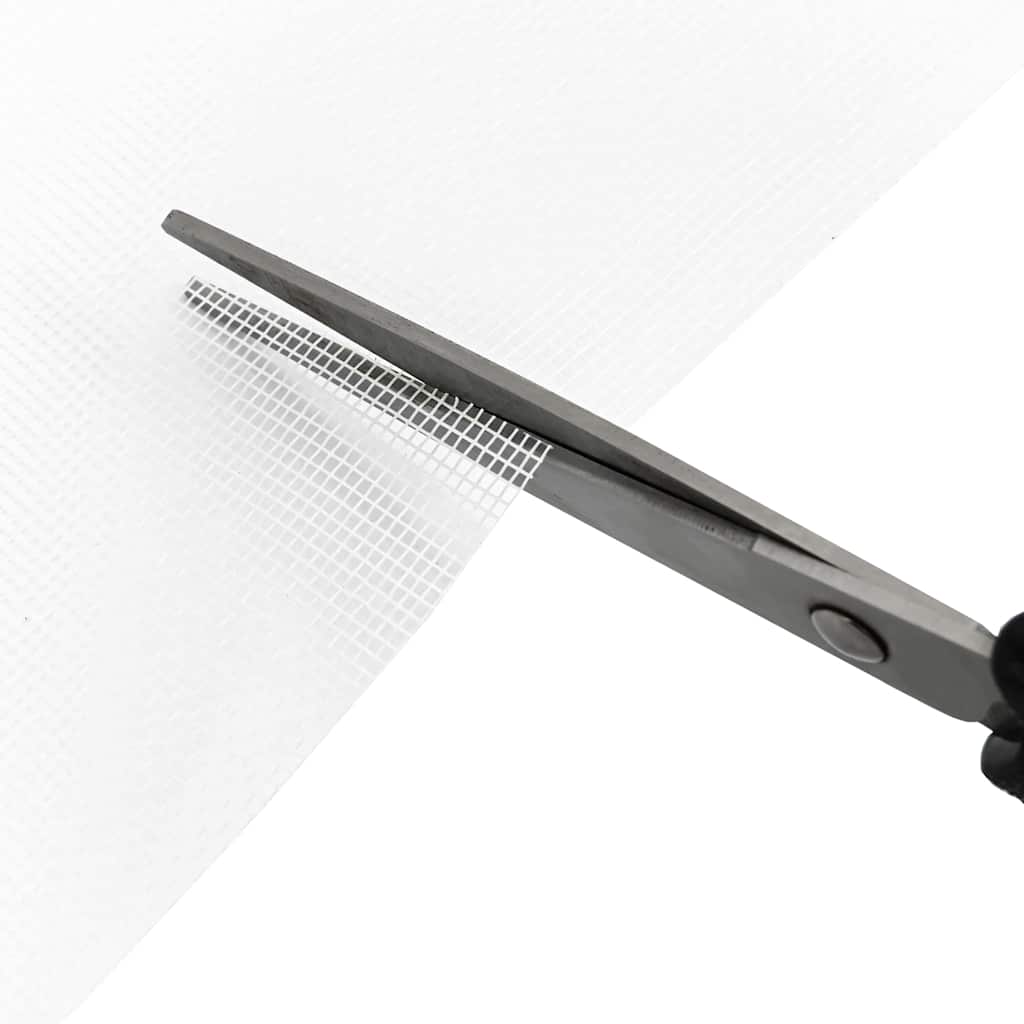 vidaXL Σίτα εντόμων Λευκό 112 x 1000 cm Ατσάλι