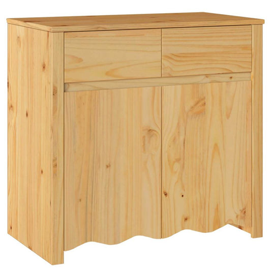 vidaXL Μπουφές "DRAMMEN" 79x43x75,5 εκ. Μασίφ Ξύλο Πεύκου