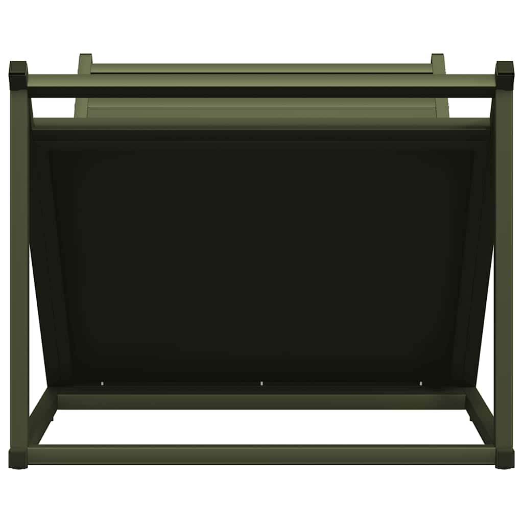 vidaXL Ράφι Καυσόξυλων 70x43x34,5 εκ. Χάλυβας ψυχρής έλασης