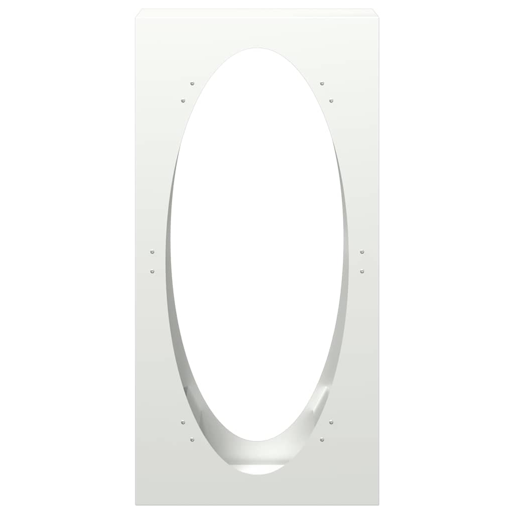 vidaXL Ράφι Καυσόξυλων Λευκό 50x23x100 εκ. Χάλυβας ψυχρής έλασης