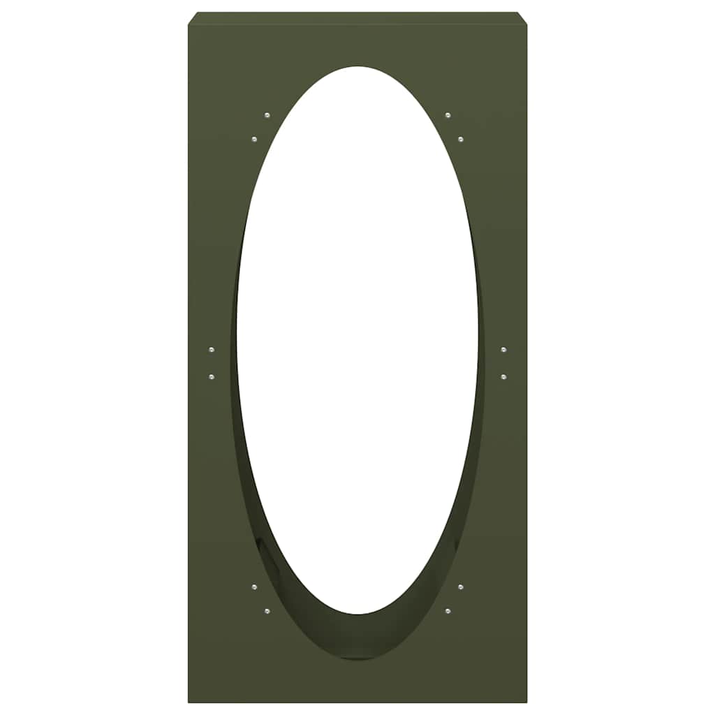 vidaXL Ράφι Καυσόξυλων 50x23x100 εκ. Χάλυβας ψυχρής έλασης