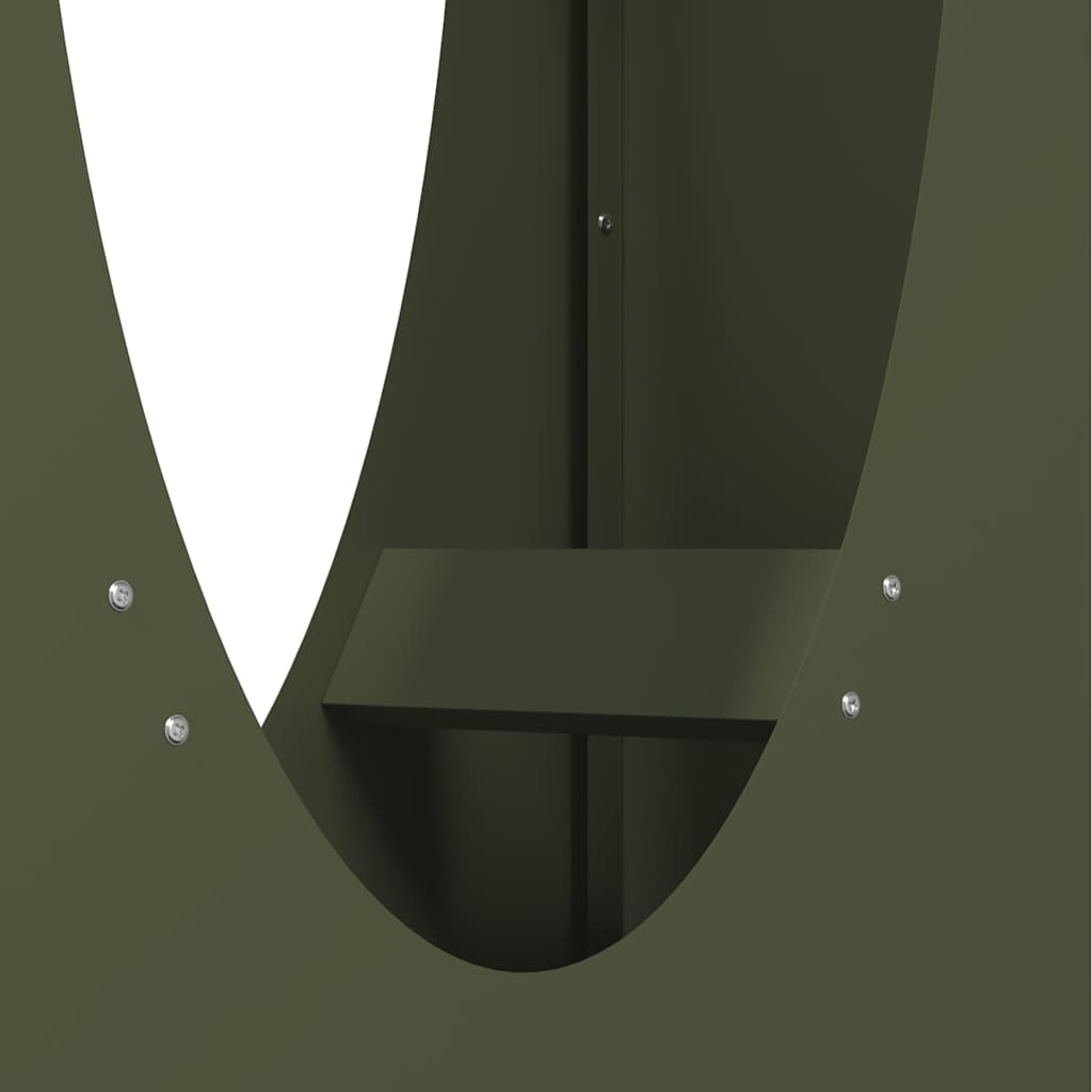 vidaXL Ράφι Καυσόξυλων 50x23x100 εκ. Χάλυβας ψυχρής έλασης