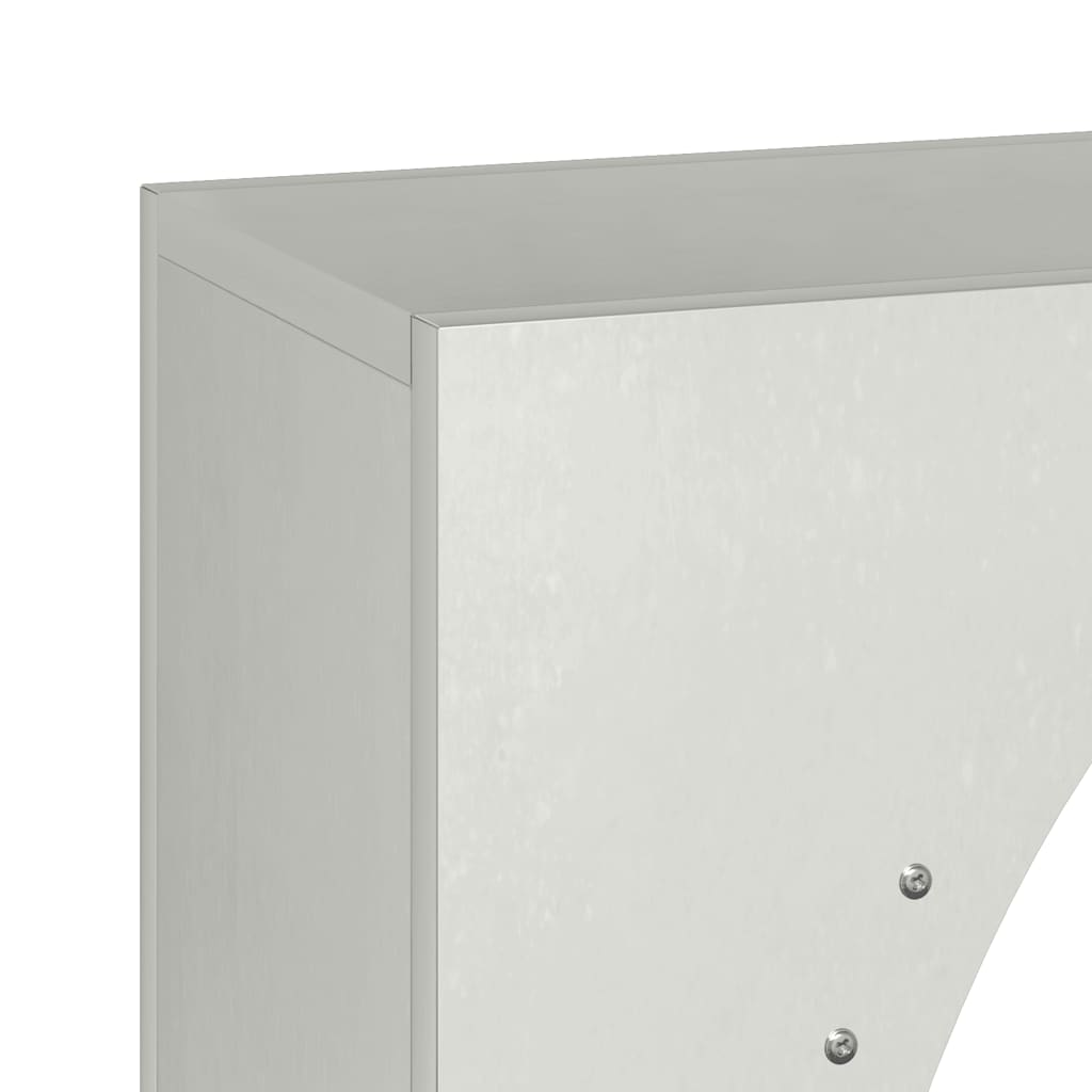 vidaXL Ραφιέρα Καυσόξυλων 50x23x100 εκ. από Ανοξείδωτο ατσάλι