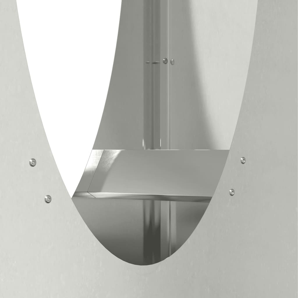 vidaXL Ραφιέρα Καυσόξυλων 50x23x100 εκ. από Ανοξείδωτο ατσάλι