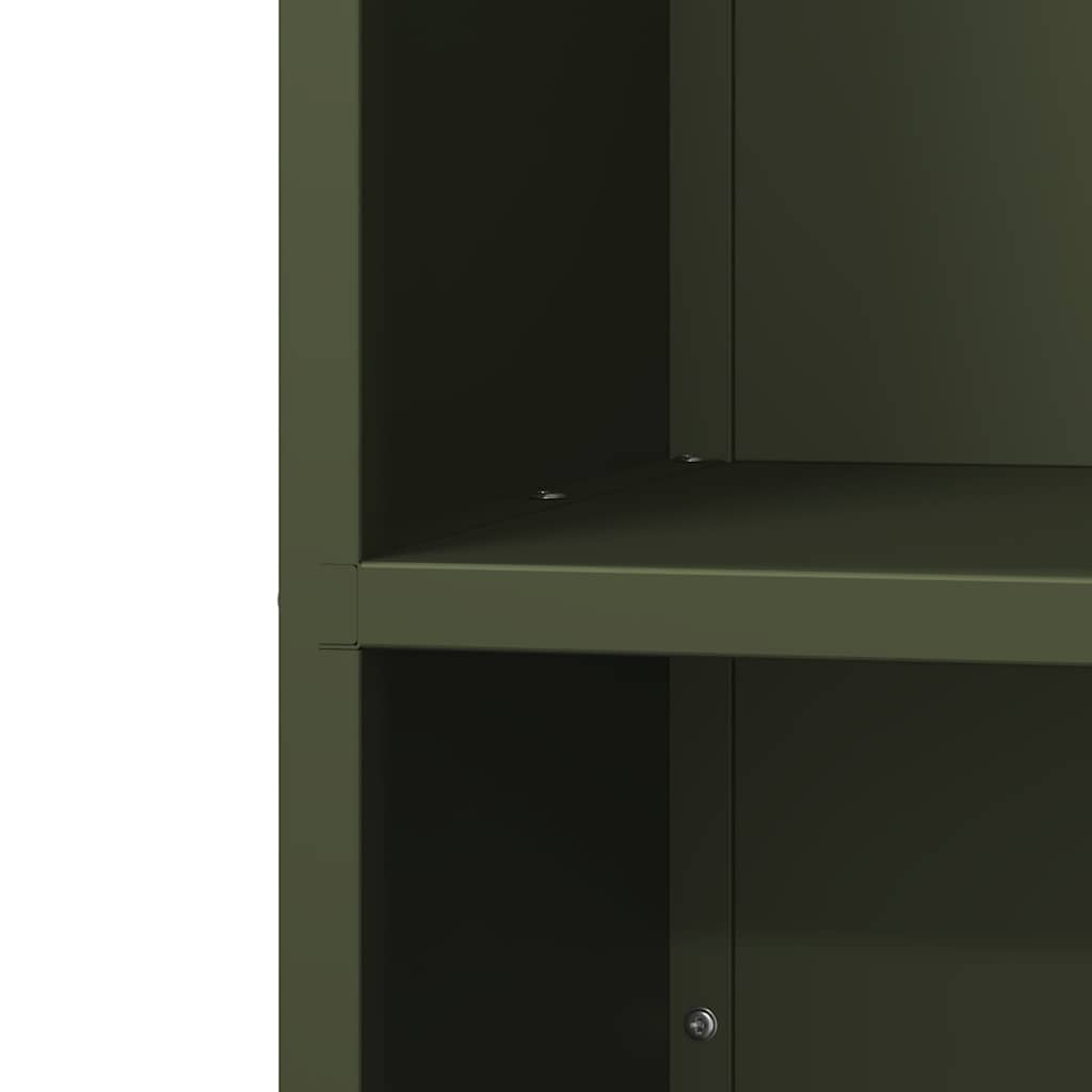 vidaXL Ράφι Καυσόξυλων 40x30x80 εκ. Χάλυβας ψυχρής έλασης