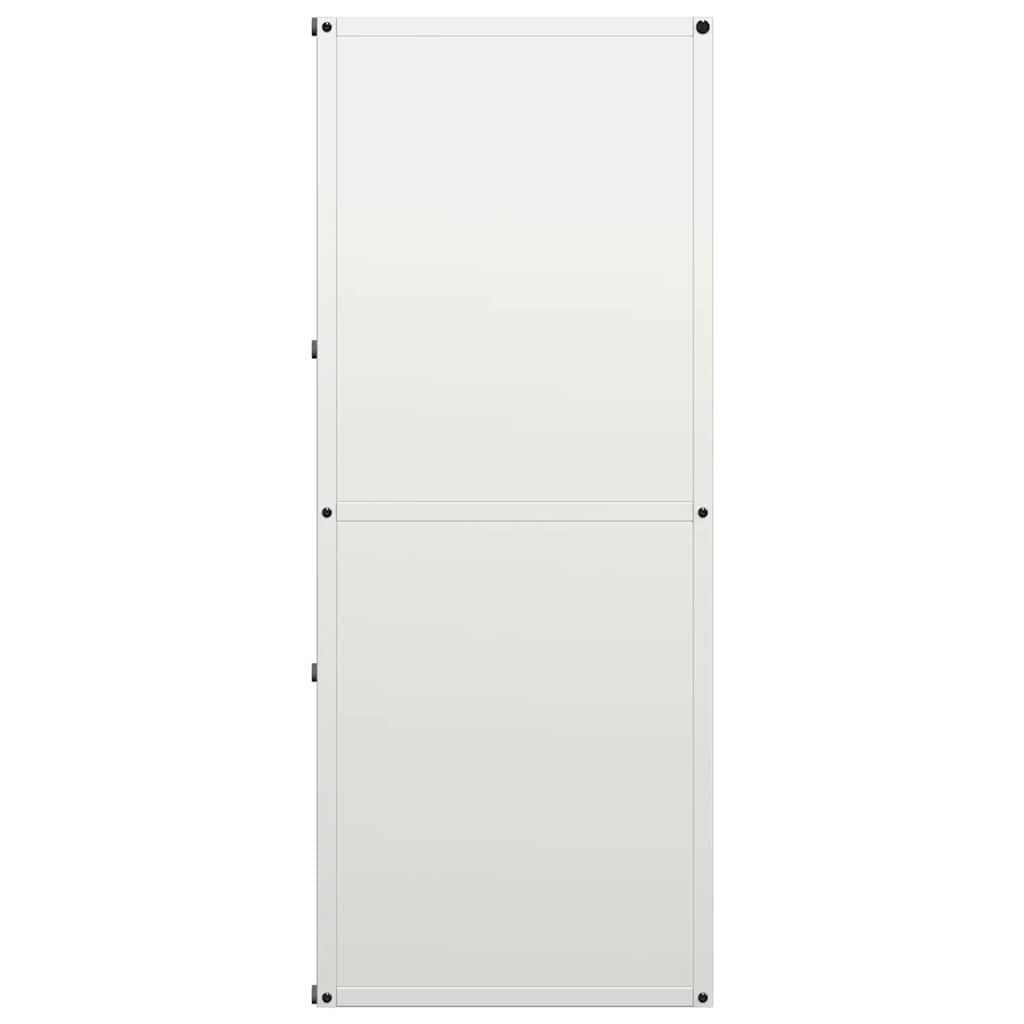 vidaXL Ράφι Καυσόξυλων Λευκό 40x30x75 εκ. Χάλυβας ψυχρής έλασης