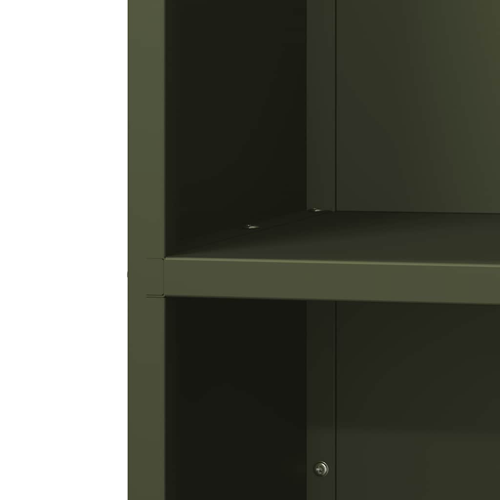 vidaXL Ράφι Καυσόξυλων 40x30x75 εκ. Χάλυβας ψυχρής έλασης