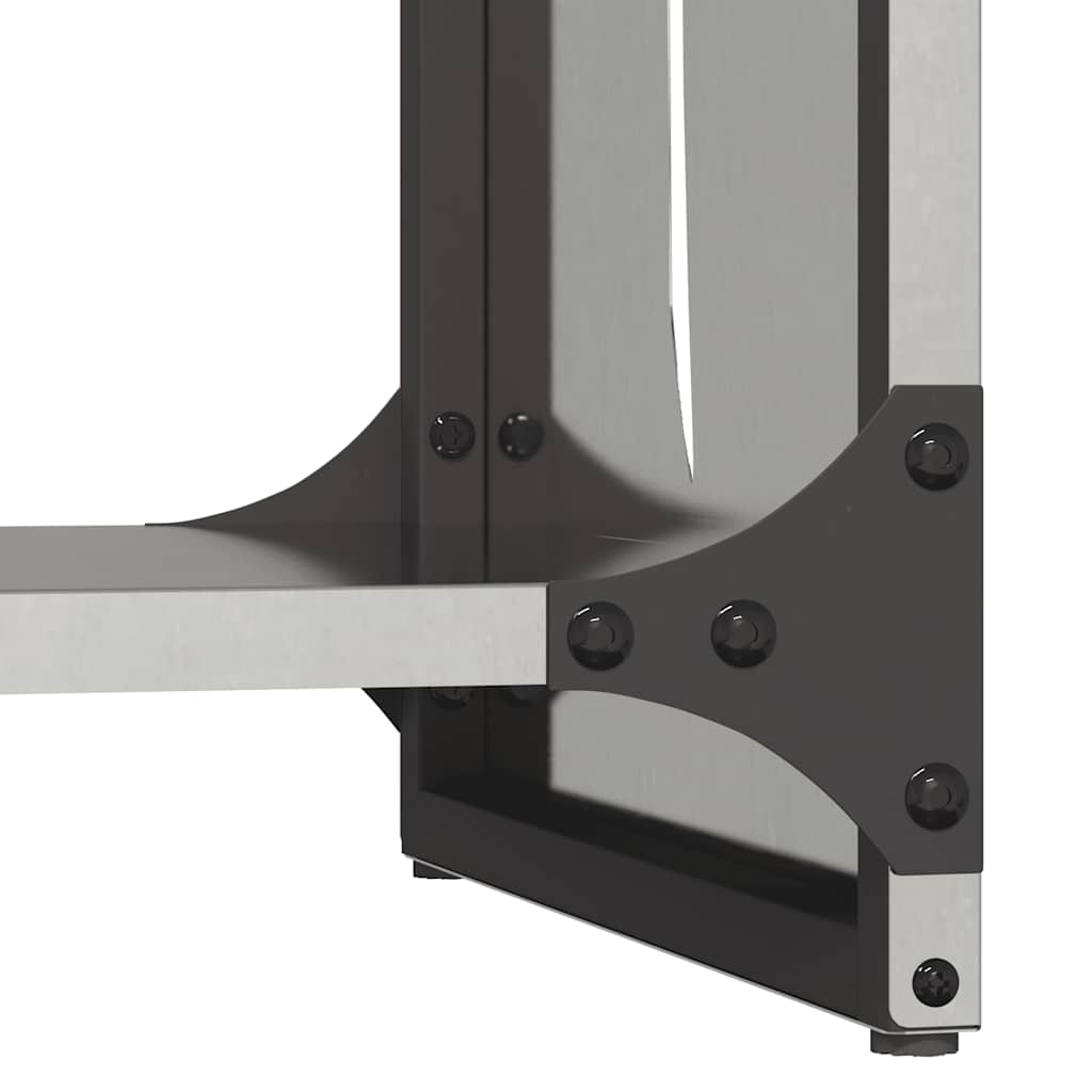 vidaXL Ραφιέρα Καυσόξυλων 40x30x80 εκ. από Ανοξείδωτο ατσάλι