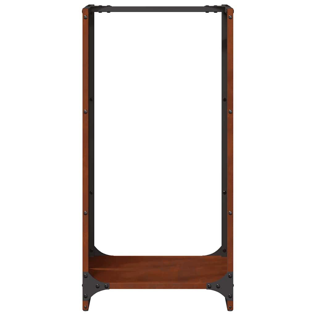 Ράφι για καυσόξυλα vidaXL 40x30x80 cm Ατσάλι σκληρυθέν στον αέρα