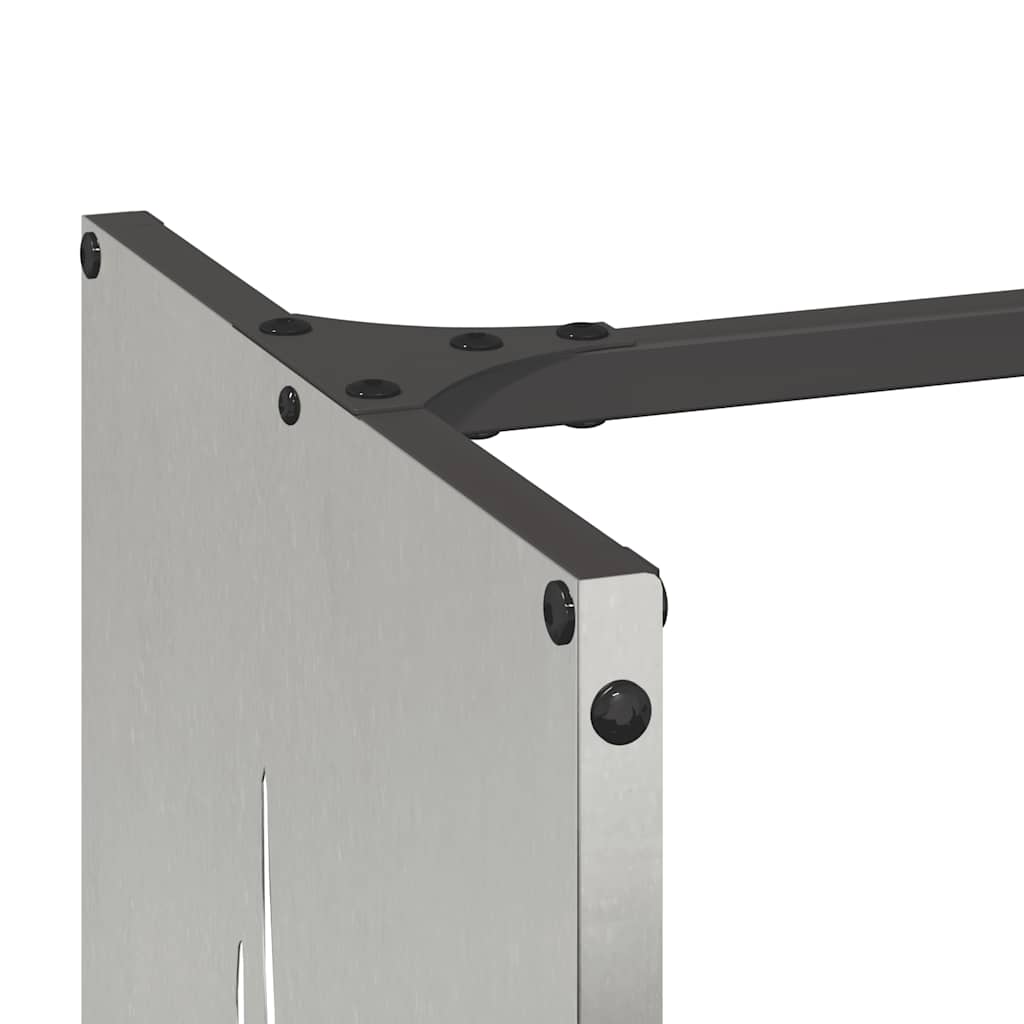 vidaXL Ραφιέρα Καυσόξυλων 40x30x80 εκ. από Ανοξείδωτο ατσάλι