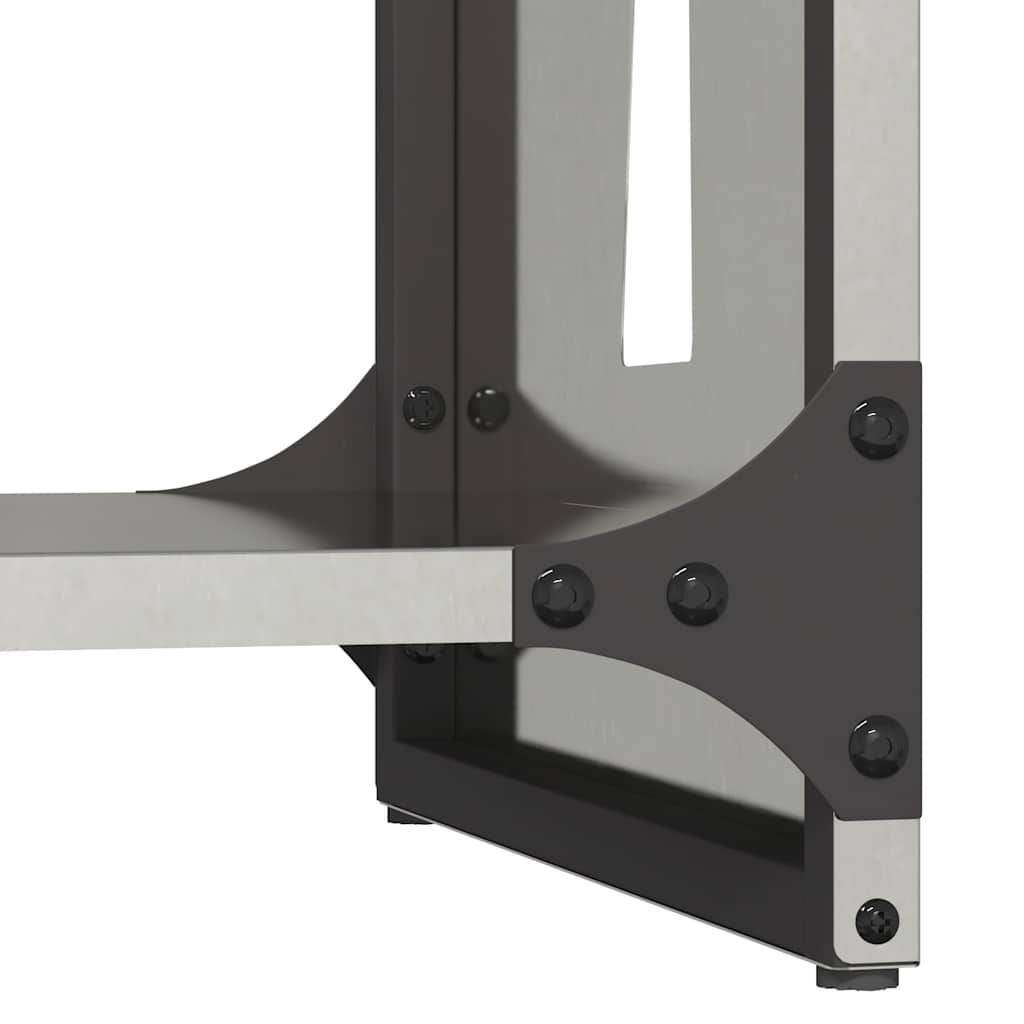 vidaXL Ραφιέρα Καυσόξυλων 40x30x80 εκ. από Ανοξείδωτο ατσάλι